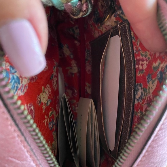 Gucci Pink and Blue Leather Crossbody Bag - Picture 5 of 11